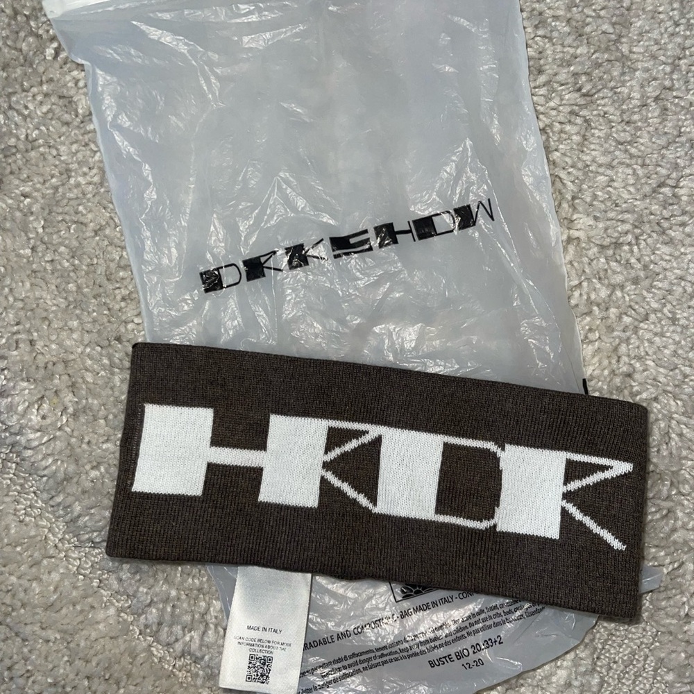 Rick Owens DRKSHDW Headband Beanie